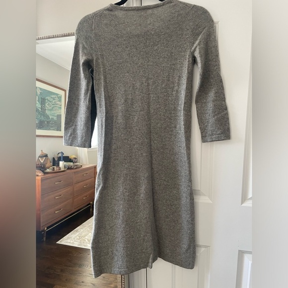 J. Crew Gray Cashmere Mini Dress - Picture 5 of 10